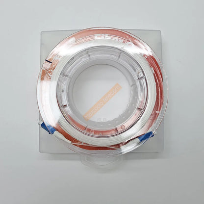 LC-LC Indoor transparent fiber optic cable G657A2 invisible LC/UPC singlemode single core jumper 20m 30m 50m
