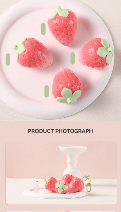 Shiji Strawberry Temperature-Changing Lip Balm — Intense Hydration, Protects and Softens Lips, Perfect for Students
