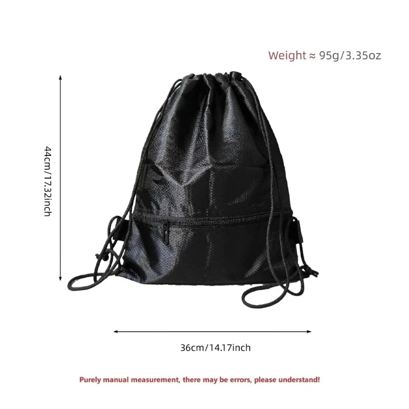 Unisex Drawstring Backpack – Lightweight Gym Bag, Travel Tote, School & Work for Men & Women | Minimalist Daily Carry All-in-One