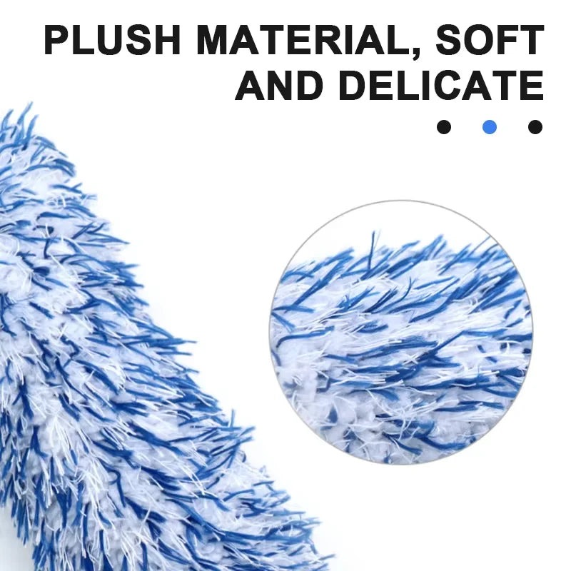 Car Wheel Tire Rim Cleaning Brush Portable Plush Car Wheel Hub Brush Washing Tool Car Detailing Care Dust Removal Brush