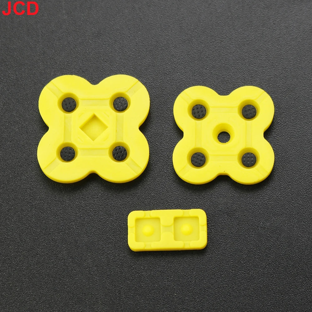JCD 1set For DS Lite Conductive Rubber Button Pad Set Replacement Part For NDSL DSL Game Console Silicon Buttons