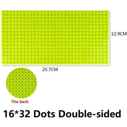 Single Double Sided Classic Base Plates Blocks Plates  32x32 16x16 16x32 Dots DIY Simulated scene Building block base Toy