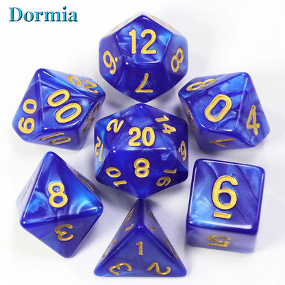 Custom Dice DND Marble Dice Various Colours Available And Beautiful Marble Effect Pearl Veins Effect For Party Roll Playing Game