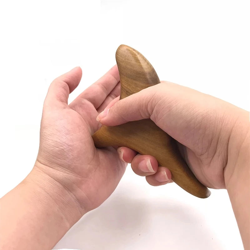 1pc Trigger Point Massage Gua Sha Tools Professional Lymphatic Drainage Tool Wood Therapy Massage Tools for Back Neck Leg Hand