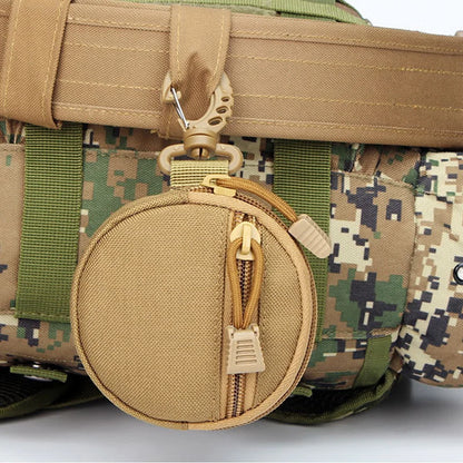 1000D New Outdoor Casual Men Coin Wallet Portable Mini Money Coin Pouch Keys Holder Waist Bag Round Small Case Zipper Wallet