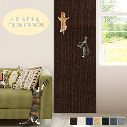 Self-Adhesive Cat Scratching Mat Trimmable Cat Scratching Post Cat Carpet for Anti-scratching Protector Anti Cat Scratch Mat