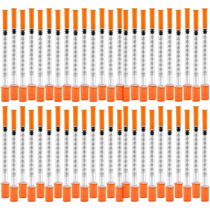 45pcs/20pcs/3pcs 0.5/1ml Disposable Veterinary Syringes with Needles for Pets and Farm Animals