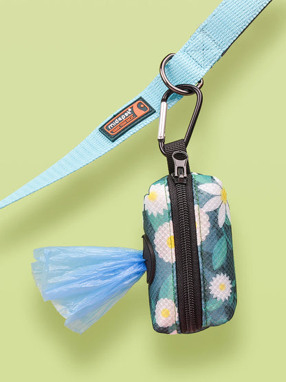 Abstract Designer Print Cute Design Pet Poop Bag Holder Dispenser Without Poop Bag And Leashes Can Attached With Any Dog Leashes