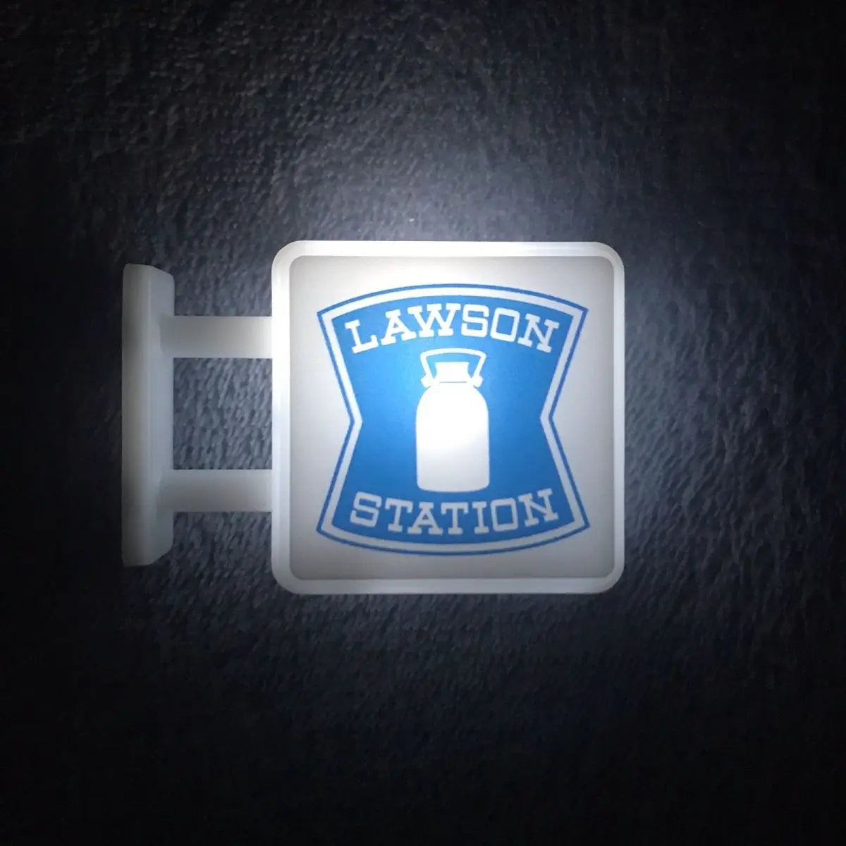 Hot Convenience Store Fridge Magnet Miniature Model Magnetic Attraction Decorate Night Light Atmosphere Light Glowing Signboard