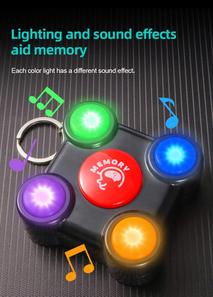 Creative puzzle mini memory game console toy - color box packaging