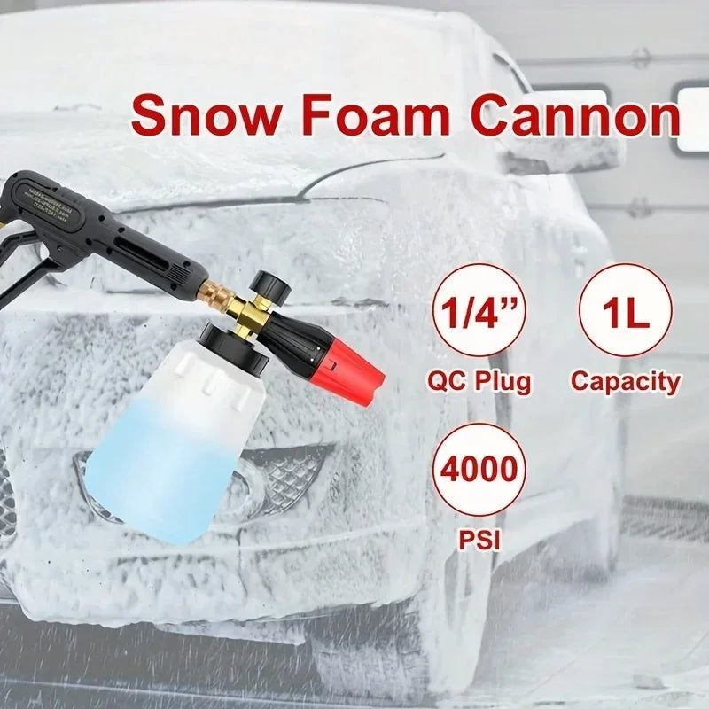 High Pressure PA Foam Cannon  Adjustable Foam sprayer Snow Foam Gun Car Washing Accessories Cleaning Kit for Pressure Washers