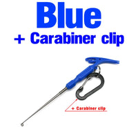 Blue and Carabiner