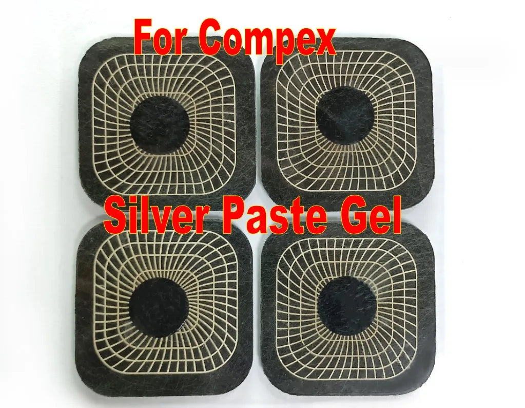 20pcs  New Self Adhesive TENS Electrode Square Larger Studded Pads for Compex Muscle Stimulator Machines
