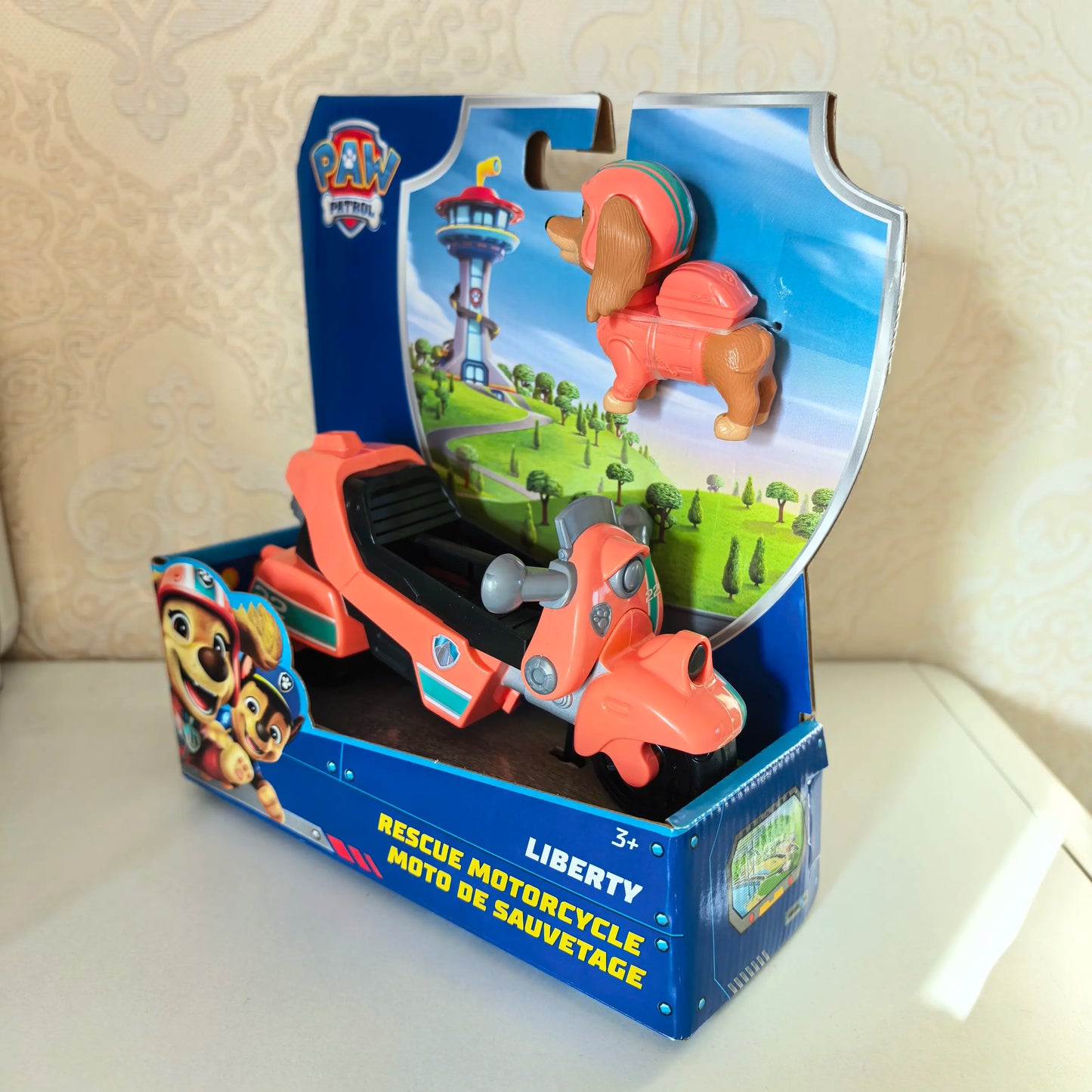 100% Genuine Paw Patrol Kids Toy vehicles with Action Figure Dogs Anime Doll Kids Model Children Birthday Christmas Gift