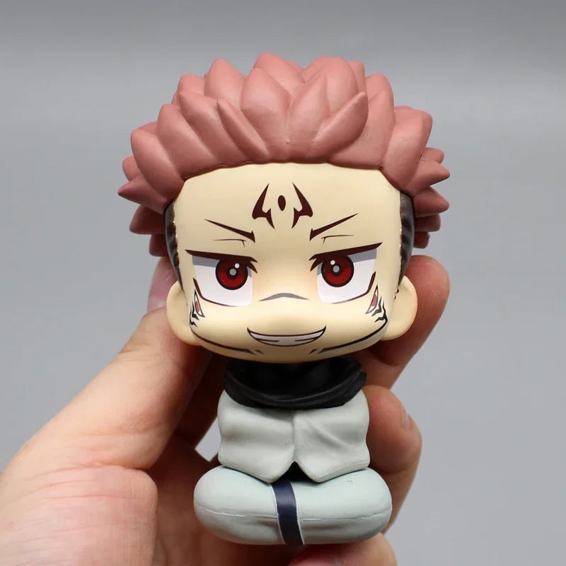 Anime Nanami Kento Ryomen Sukuna Itadori Yuji Action Figures Q Version Jujutsu Kaisen Figurine 10cm PVC Collection Model Toys
