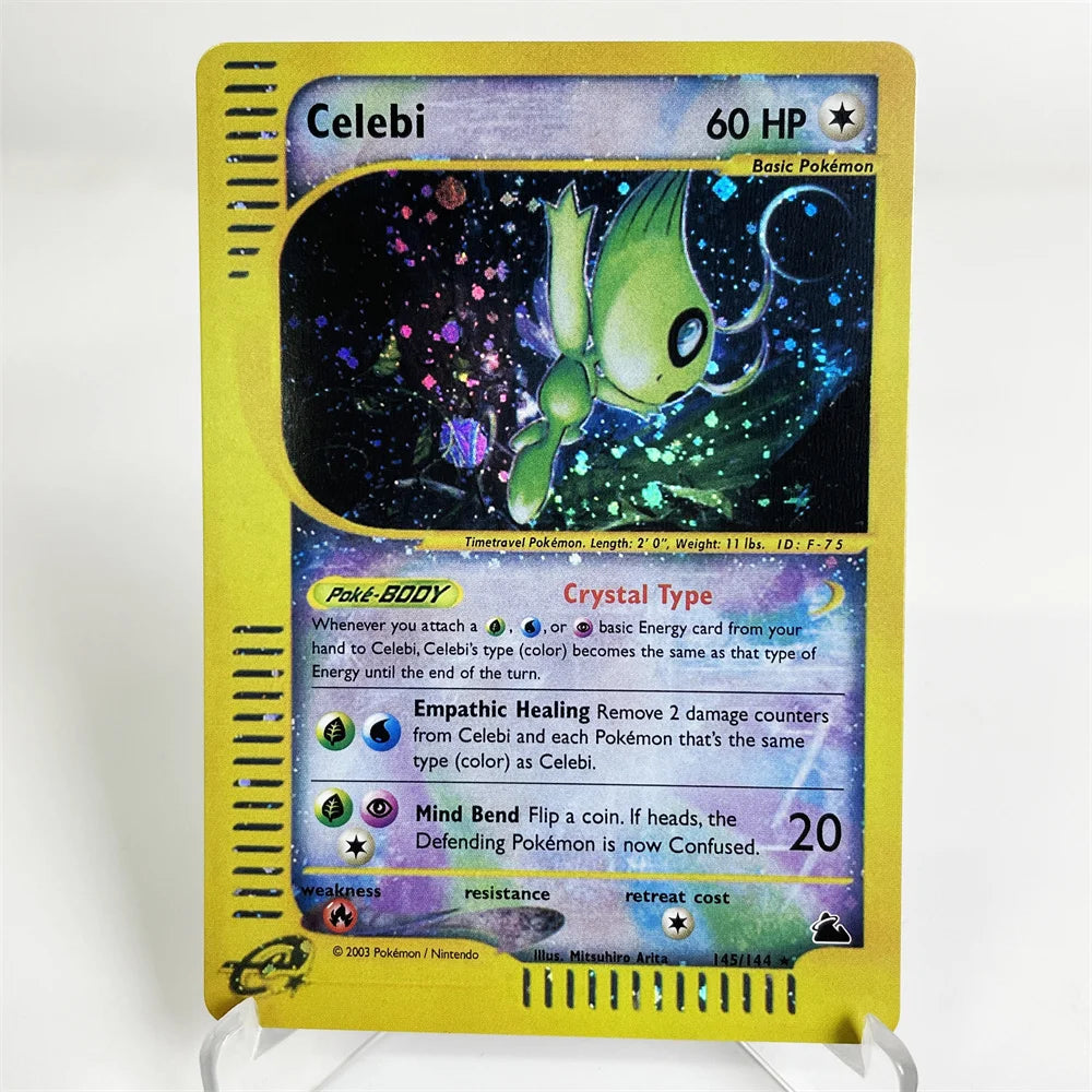 Holographic PKM Collection Cards PTCG Proxy Card Blue Core Paper Card Kids PKM Charizard/Dragonite/Umbreon