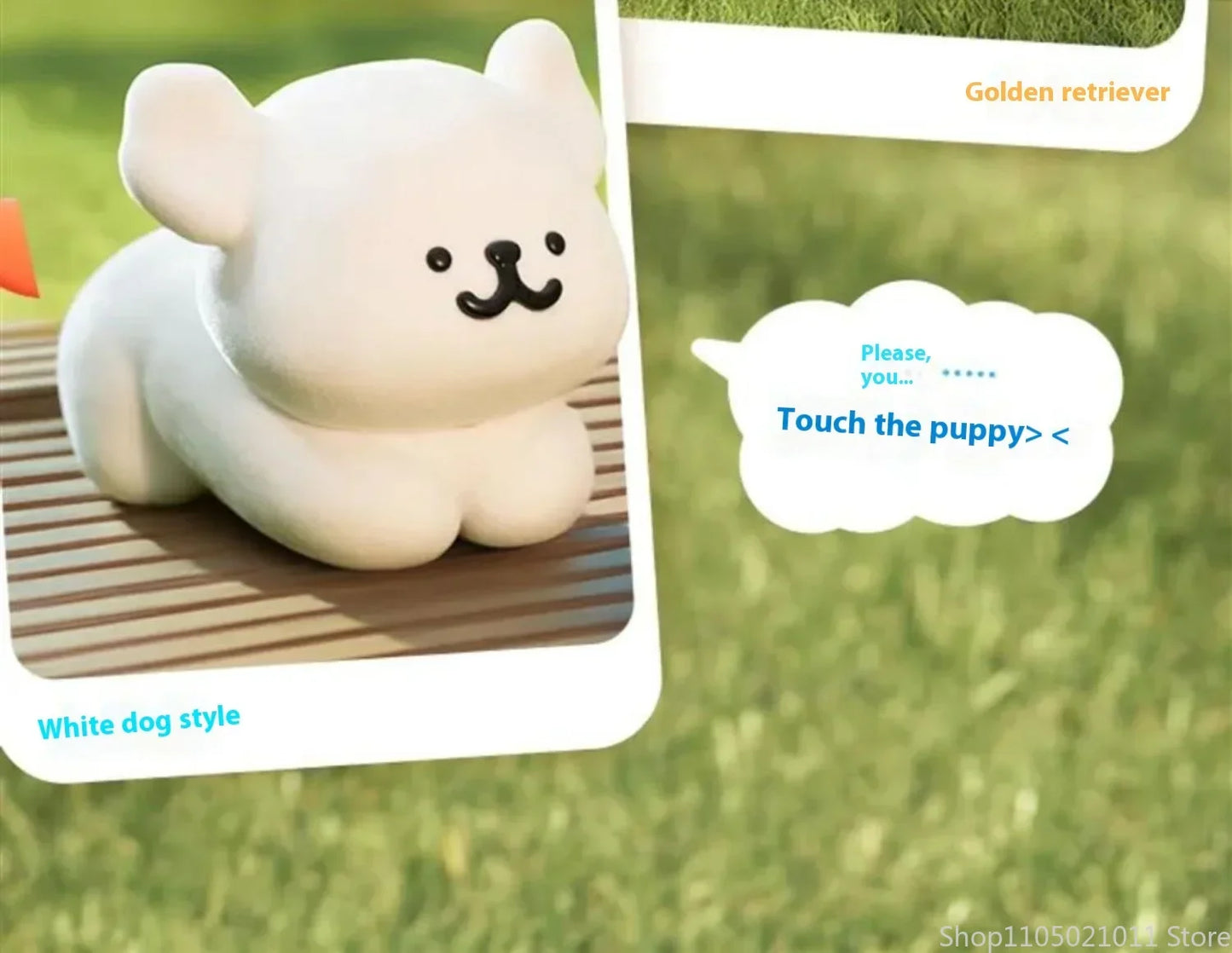 Maltese Dog Blind Box We Are The Best In World Series Cute Model Flocking Figures Childrens Toys Peripheral Gifts