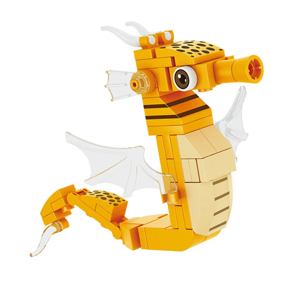 City Farm Vegetable Garden Cute Animals Insect Dragonfly Spider Mantis Centipede Grasshopper Honeybee Building Block Bricks Toy