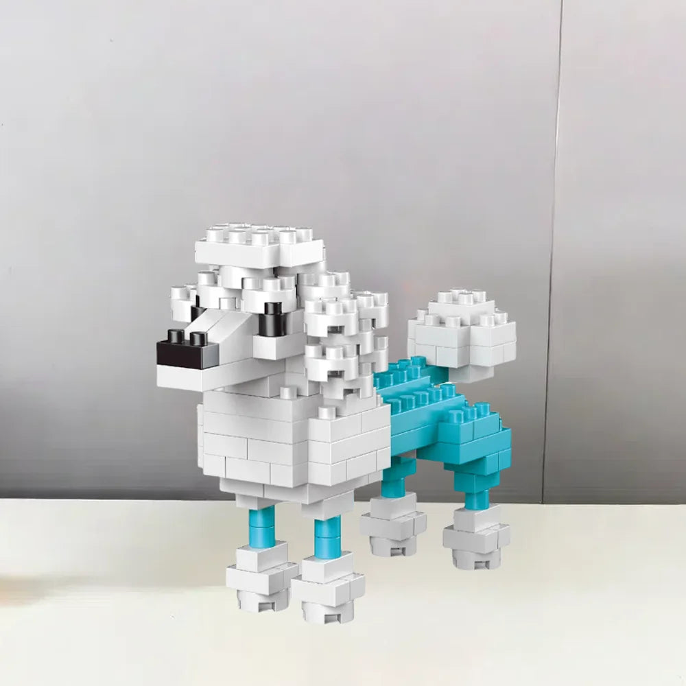 Knew Built Super Mini Dogs Dachshund Building Blocks Toys Kit: Corgi, Poodle & Entry-level Learning, Interactive Playtime, Gift