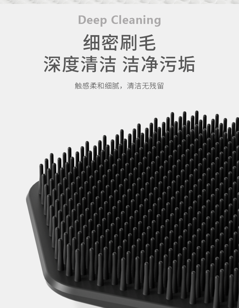 Men Facial Cleaning Brush Scrubber Silicone Miniature Face Deep Clean Shave Massage Face Scrub Brush Face Cleaner