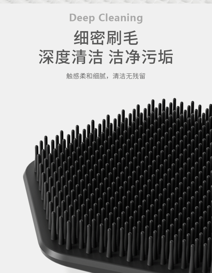 Men Facial Cleaning Brush Scrubber Silicone Miniature Face Deep Clean Shave Massage Face Scrub Brush Face Cleaner