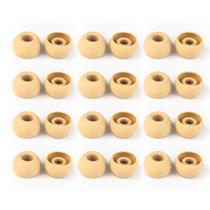 KBEAR 4540 Coffee Silicone Eartips Ergonomically Designed Earcap Optional XS/S/M/L Size and Combination Set Comfortable Earmuffs