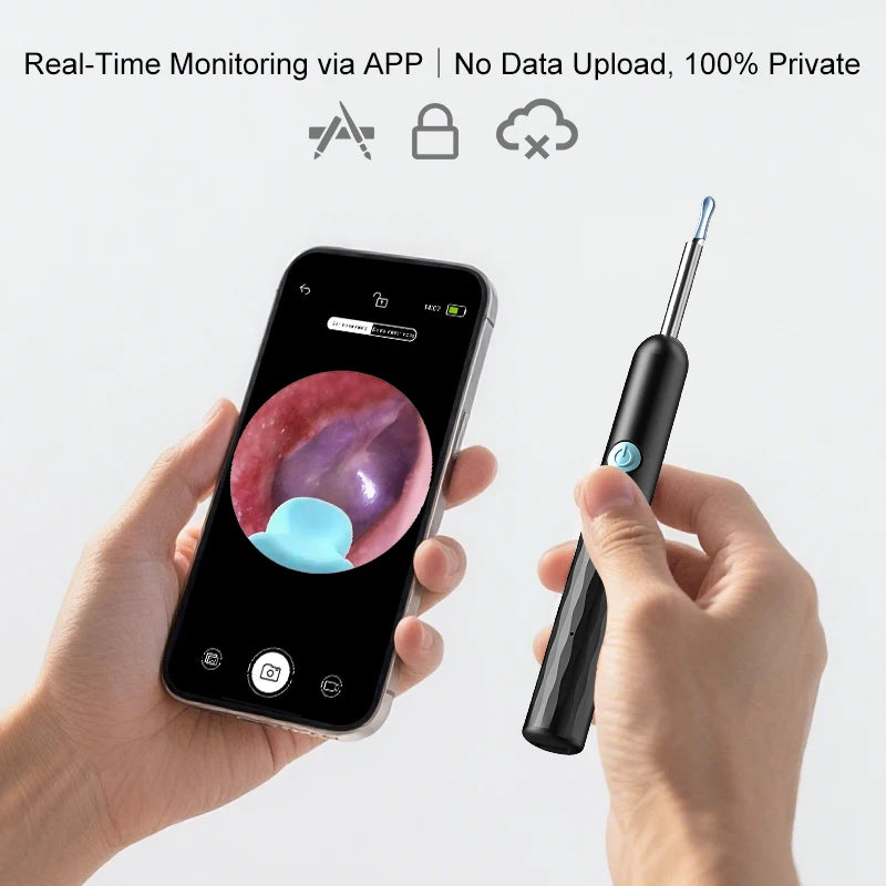 4.2MM Camera Protable  Ear Spoon Visual Ear Cleaning Camera Ear Wax Cleaning  WIFI Wireless Ear Spoon For xiaomi huawei iPhone