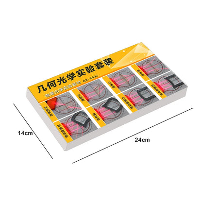 Geometric Optics Experiment Set Optical Lens Kit Convex Concave Lens Light Refract Reflect Physics Teaching Science Gift