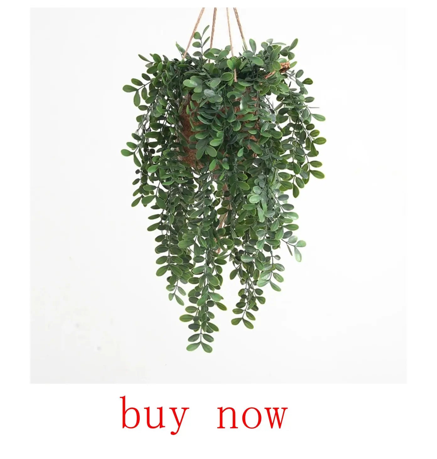 Artificial Hanging Plants Faux Eucalyptus Leaf Greenery Vine Outdoor UV Resistant Plastic Plants for DIY Home Wedding Decoration