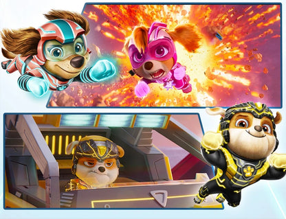 100% Original Paw Patrol Mighty Movie Liberty & Poms JR. Patrollers Rescue Figures Action Figure Birthday Christmas Gift