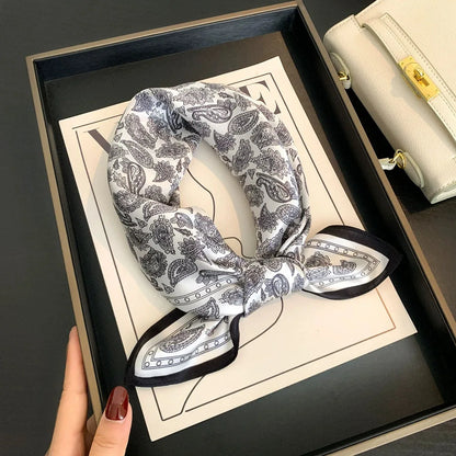 Scarf 100% Silk Bandana Women Square Scarves Wrap Kerchief Spring Fashion Luxury High Quality Headband Hijab Shawls 2026