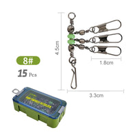 No.8-Green-15Pcs