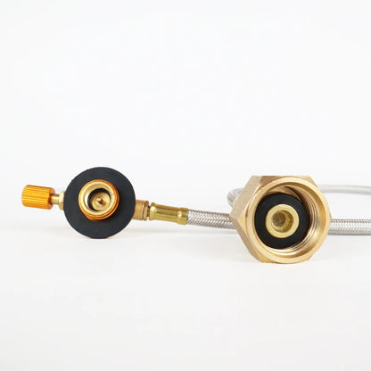Camping Gas Stove Gas Refill Adapter Outdoor Cylinder Filling Adapter Gas Tank Furnace Connector Accessories Camping Equipment