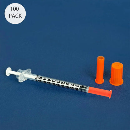 50pcs/10pcs/1pc 0.5ml Disposable Plastic Veterinary Syringes with Needles, Suitable for Pets and Farm Animals; Syringes