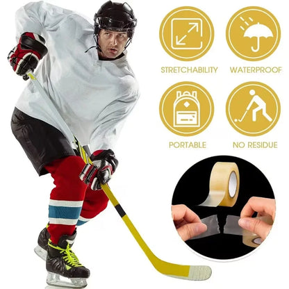 YITAPE Ice Hockey Tape Anti-slip Hockey Stick Blade Protector Multi-purpose Sport Cloth Tape for Shin Guard Skating Gear