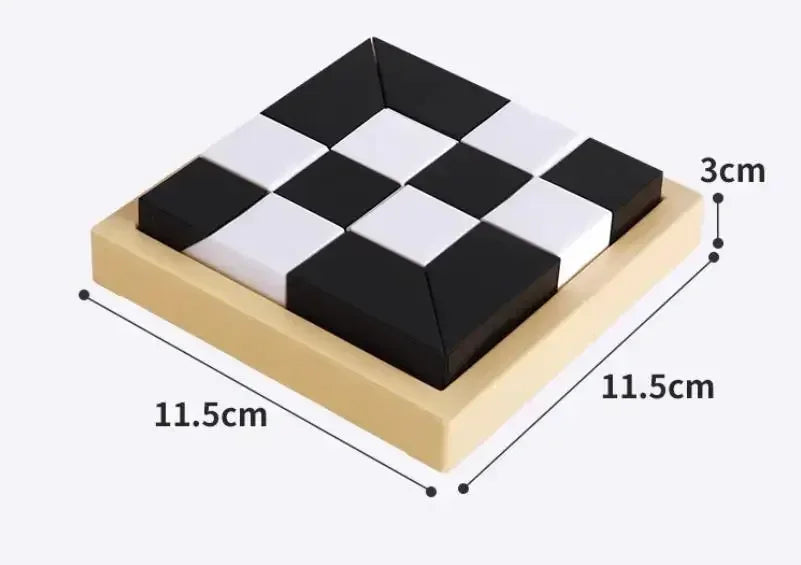 120/370 Level Black White Hidden Building Block Intelligent Puzzle Toys Puzzle Interactive Tabletop Game