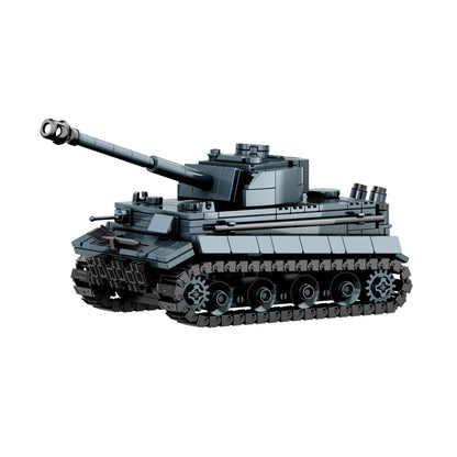Military Army Soldiers World War Tank Armored Vehicle Model Assemble Building Blocks Bricks DIY Toys Gift
