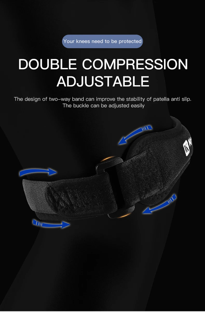 Sports Protection Patellar Strap Basketball Badminton Tennis Cycling Running Protection Support Patellar Pad Shock Absorption