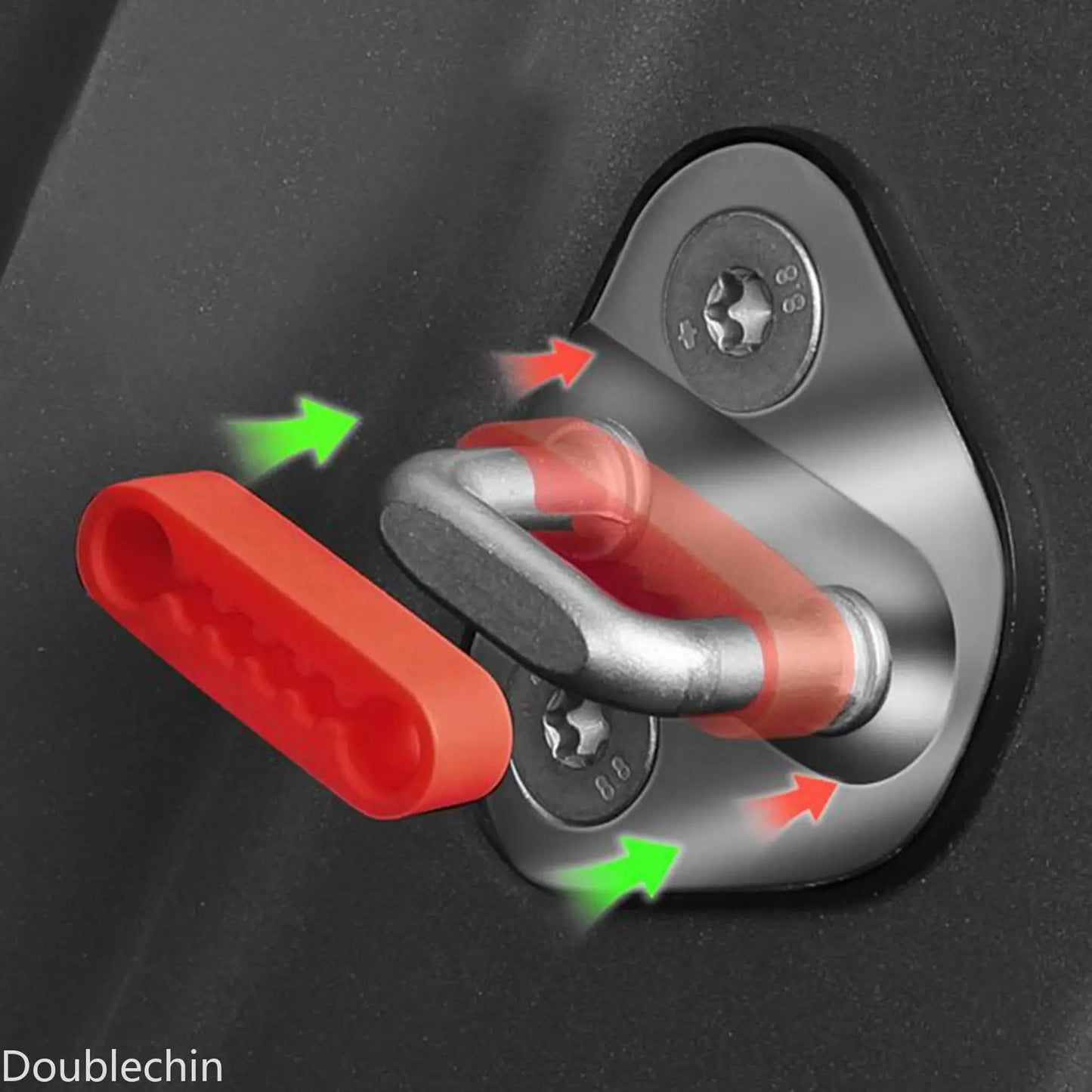 Silicone Car Door Shock Absorber Pads Elastic Damper Cushion Protection for Quiet Closing Vehicle Truck SUV RV Door Edge & Paint