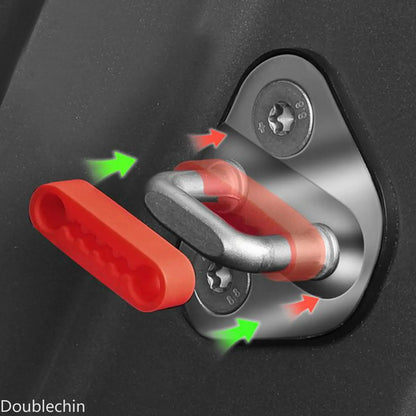 Silicone Car Door Shock Absorber Pads Elastic Damper Cushion Protection for Quiet Closing Vehicle Truck SUV RV Door Edge & Paint