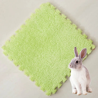 30*30cm 1-10Pcs Pet Warming Pad EVA Foam Guinea Pig Hamster Soft Sleeping Mat Rabbit Sleeping Mat Blanket Bed Pet Accessories