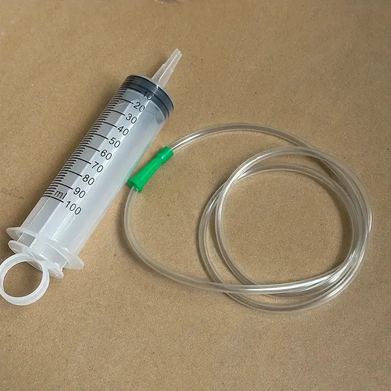Durable Large Capacity Plastic Syringes - 100ml, 150ml, 250ml, 350ml, 550ml, 1000ml | Transparent Body with 99.82cm Measure