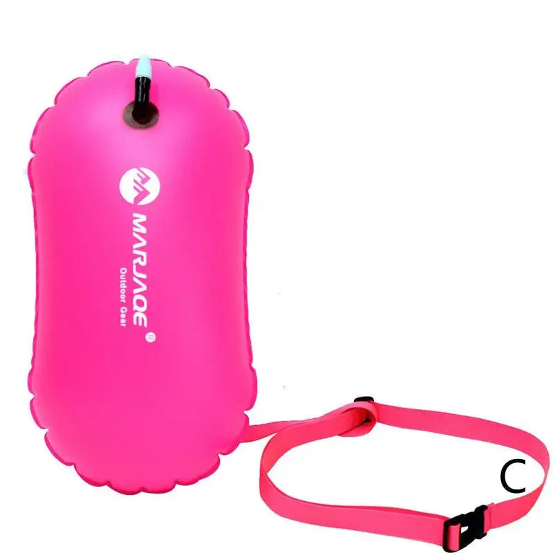 Swimming pool Buoy Tow Floats Inflatable Life Saving Swim Buoy PVC Inflated Air Drying Bag Drift Bag  pool accessory Open Water