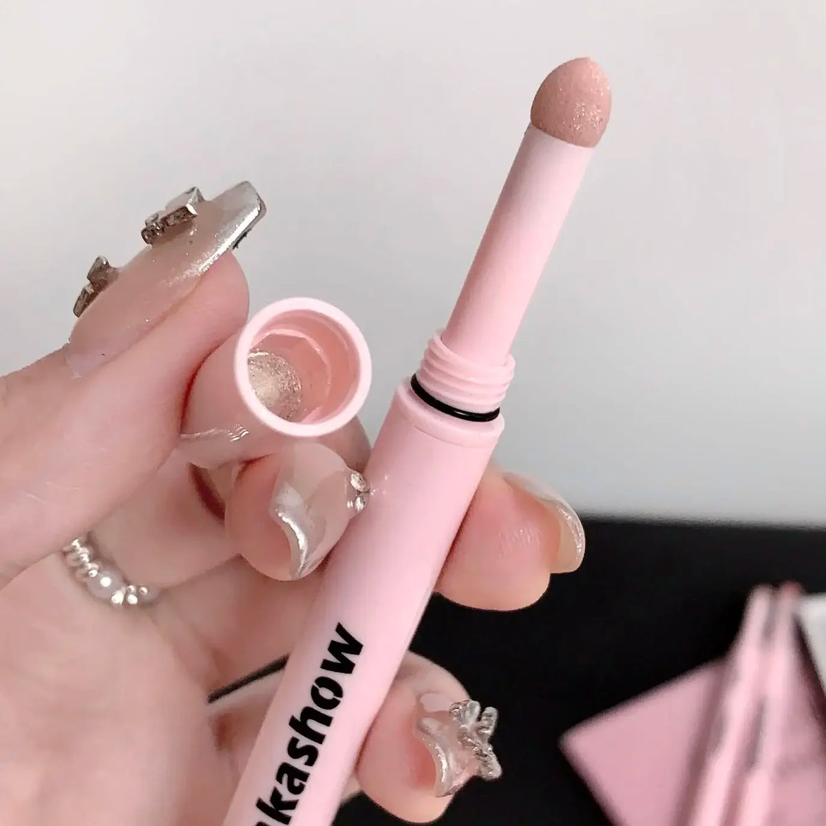 2 In 1 Glitter Matte Aegyosal Pen Brightening Highlight & Shadow Stick Dual End Eye Makeup Lying Silkworm Eyeliner Gel Pencil