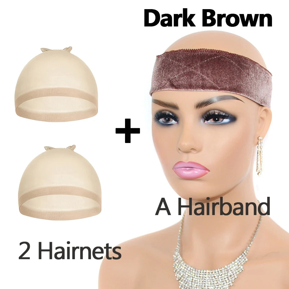 Velvet Wig Grips Headband Adjustable Grip Headbands For Lace Frontal Wigs Non-slip Soft Velvet Wig Grips Headband To Hold Wig