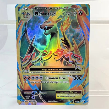 PKM Holo Proxy Cards Suicune Charizard Red & Blue Dragon Frontiers Series Foil Cards PTCG PROXY The Best Gift at a Party