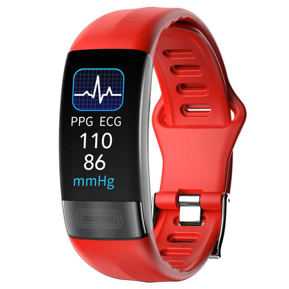 ECG+PPG Smart Wristband Fitness Tracker for Women Men Calorie Blood Pressure Waterproof Sport Smartband Health Smartwatch
