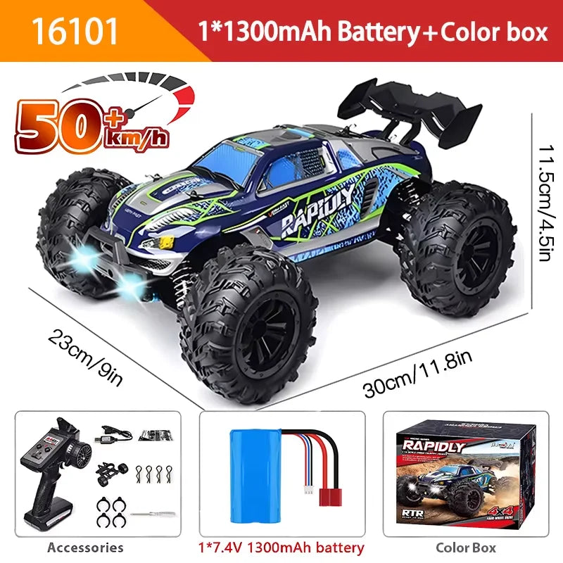 1:16 RC High Speed Car Off-Road 4WD Monster Truck Climbing Vehicle Boys Toy Remote Control Car
