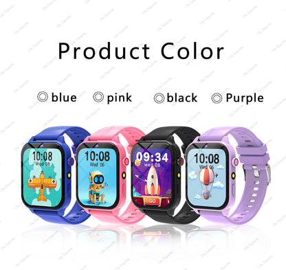 2026 New Kids Camera Smart Watch For Kids Games Sleep Monitor Flashlight Alarm Clock Boy Girl Gift Children Partner Smartwatch