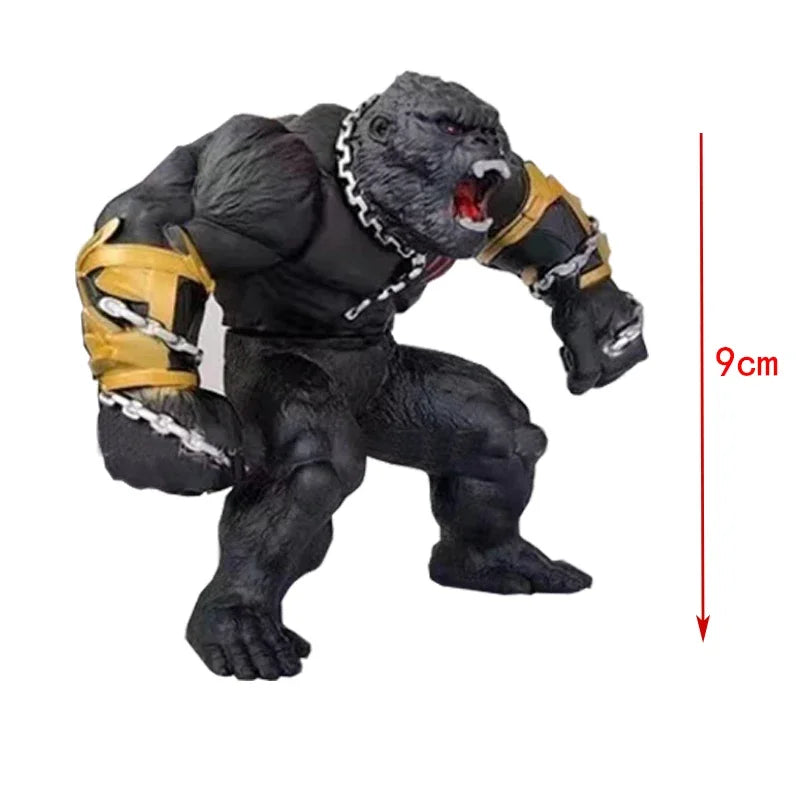 9cm aGodzilla vs King Konged 2 The New Empire The Rise of Roaring Robot Arm King Kong and Roaring Chain King Kong Figure